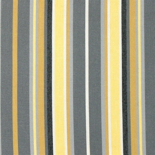 Sunbrella Outdoor Pillow 20x20 Yellow Gray Stripes UV Mildew Resistant 100% Acrylic Image 2