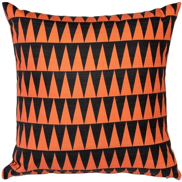 Pillow Decor Halloween Throw Pillow 17x17 Orange Black Cats Pumpkins Polyester Image 2