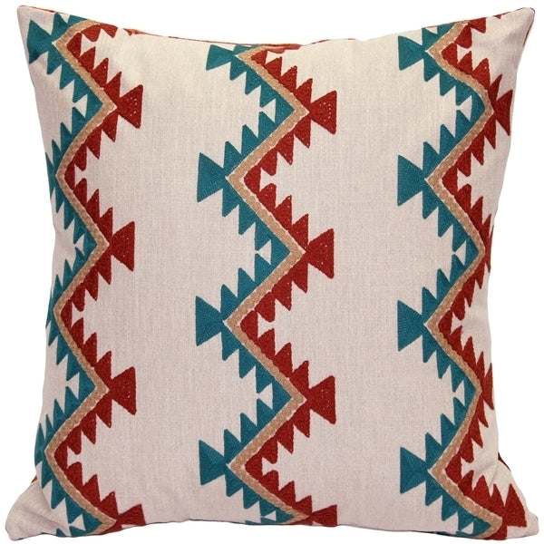 Pillow Decor - Tulum Coast Embroidered Throw Pillow 20x20 Image 1