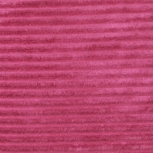 Pillow Decor Wide Wale Corduroy 12x20 Magenta Pink Throw Pillow 100% Polyester Image 2