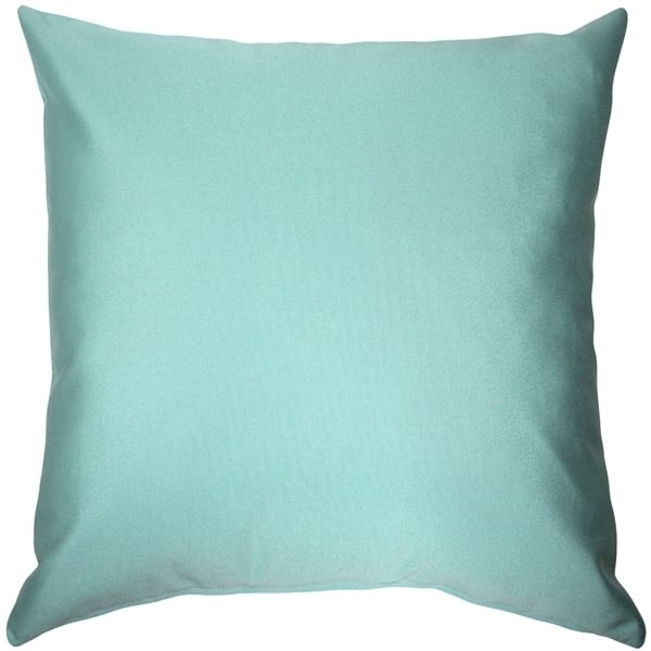 Sunbrella Glacier Blue Outdoor Pillow 20x20 Square Acrylic Fabric Waterproof Image 1