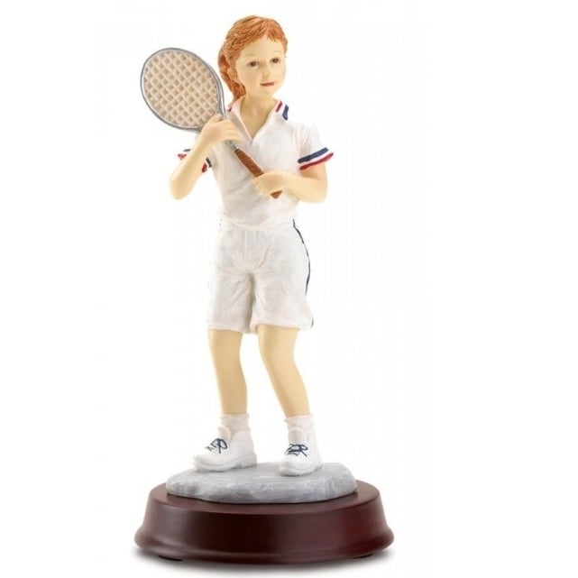 Tennis Girl Sports Figurine Image 1