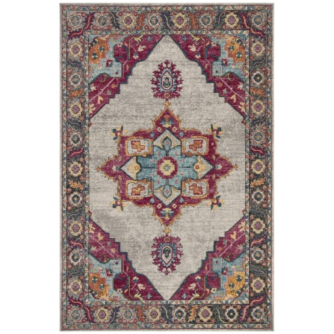 SAFAVIEH Merlot Collection MER108A Cream / Multi Rug Image 5