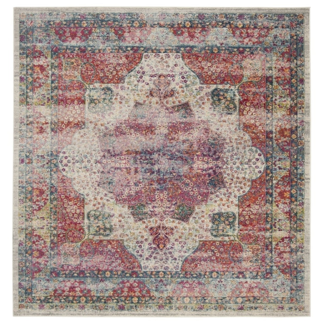 SAFAVIEH Merlot Collection MER121A Cream / Multi Rug Image 8