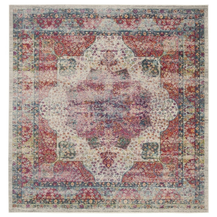 SAFAVIEH Merlot Collection MER121A Cream / Multi Rug Image 8