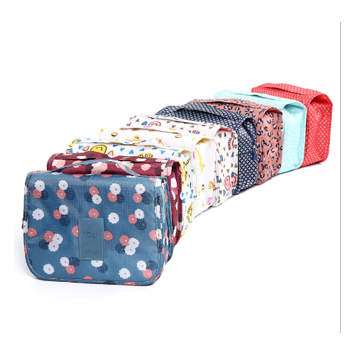 Waterproof Travel Cosmetic Storage Toiletry Bag With Hanging Hook Image 8