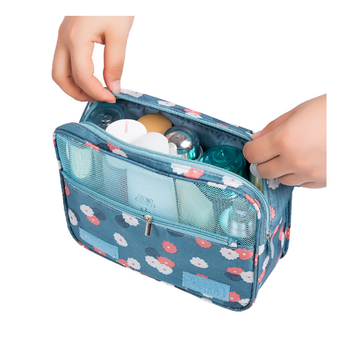 Waterproof Travel Cosmetic Storage Toiletry Bag With Hanging Hook Image 10