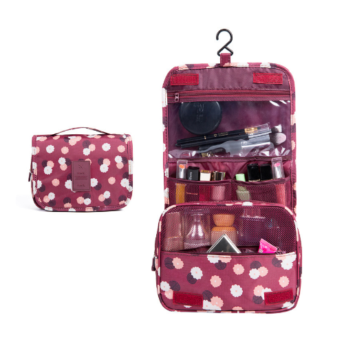 Waterproof Travel Cosmetic Storage Toiletry Bag With Hanging Hook Image 1