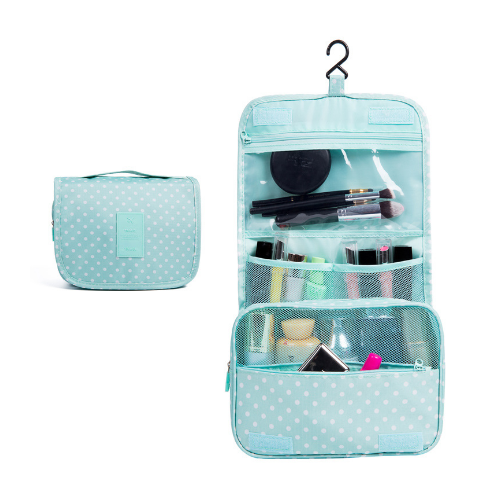 Waterproof Travel Cosmetic Storage Toiletry Bag With Hanging Hook Image 3