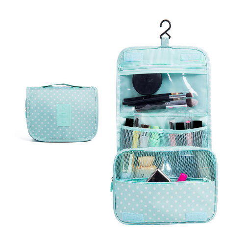 Waterproof Travel Cosmetic Storage Toiletry Bag With Hanging Hook Image 1