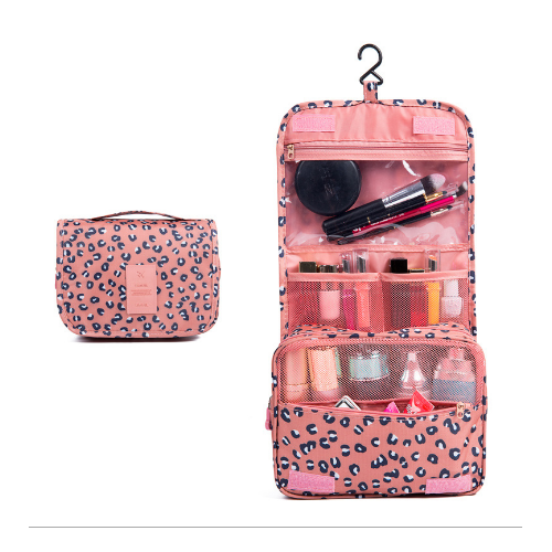 Waterproof Travel Cosmetic Storage Toiletry Bag With Hanging Hook Image 2