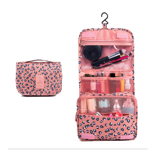 Waterproof Travel Cosmetic Storage Toiletry Bag With Hanging Hook Image 1