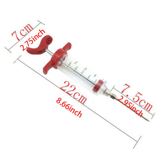 Meat Marinade Flavor Injector Syringe Seasoning Sauce Cooking Meat Poultry Chicken BBQ Tools Image 5