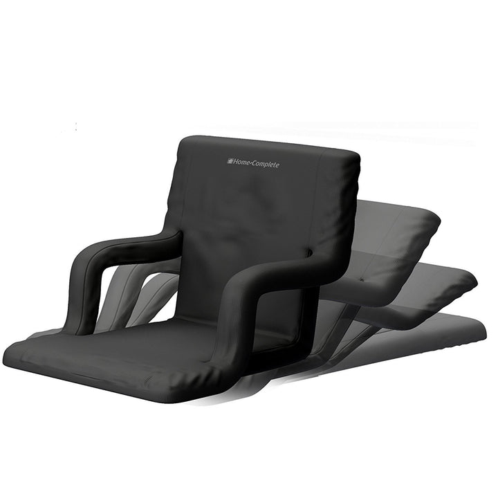 Stadium Bleacher Cushion Chair with Back Support Lightweight Portable 6 Positions Image 3