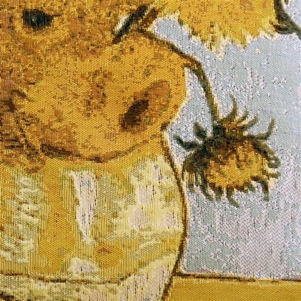Pillow Decor - Van Gogh Sunflowers 19x19 Throw Pillow Image 2