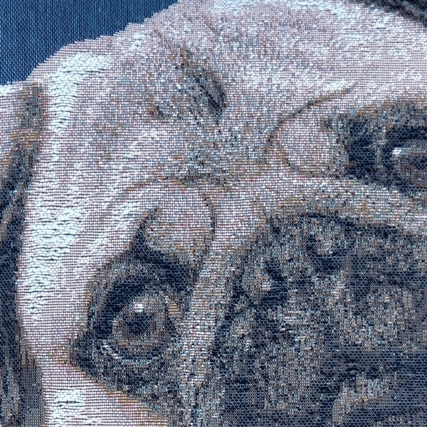 Pillow Decor - Pug Pillow 14x14 French Tapestry Throw Pillow Image 2