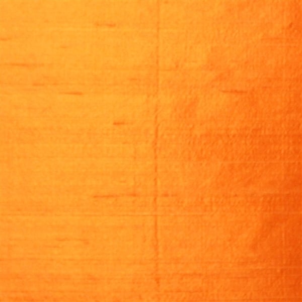 Pillow Decor - Sankara Orange Silk Throw Pillow 18x18 Image 2