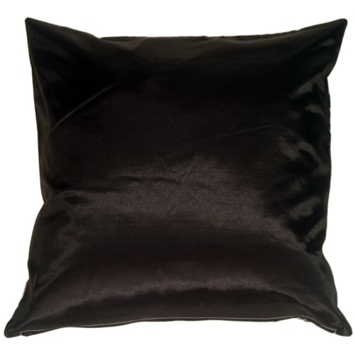 Pillow Decor Black White Fern Throw Pillow 20x20 Polyester Fabric Image 3