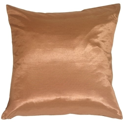 Pillow Decor Copper Baroque Pattern Throw Pillow 20x20 Square Polyester Viscose Image 3