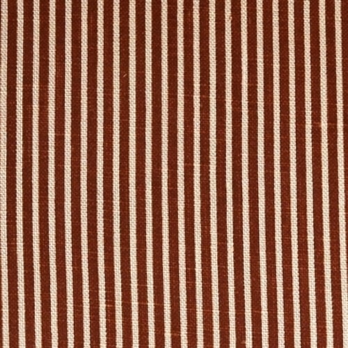 Pillow Decor - Ticking Stripe Sienna 15x15 Throw Pillow Image 2