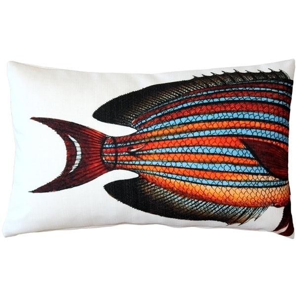 Pillow Decor Surgeonfish Decorative Pillow 12x19 Double Sided Polyester Image 2