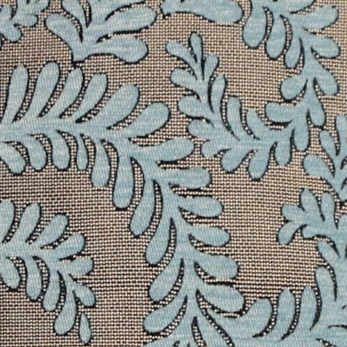 Pillow Decor - Brackendale Ferns Sea Blue Rectangular Throw Pillow Image 2