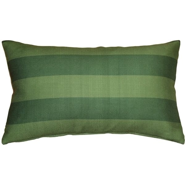 Pillow Decor Daisy Patch 12x20 Outdoor Throw Pillow Green Polyester Fabric Image 3