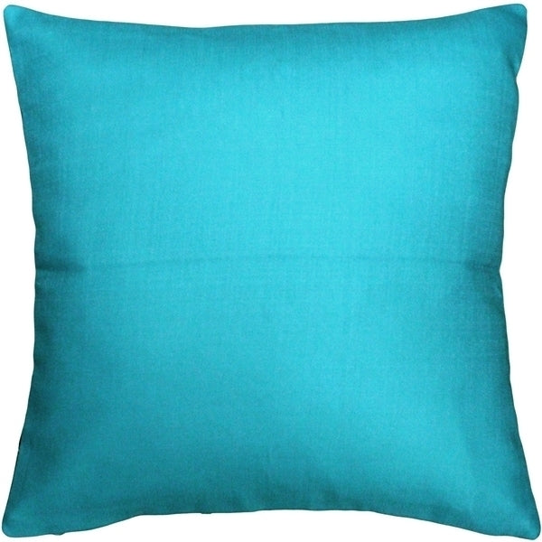 Pillow Decor - Ocean Reef Coral on Turquoise Throw Pillow 20x20 Image 3