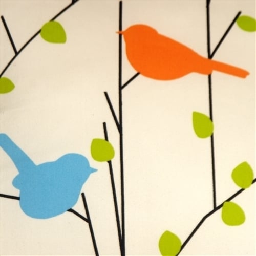 Pillow Decor - Spring Birds 15x15 Decorative Pillow Image 2