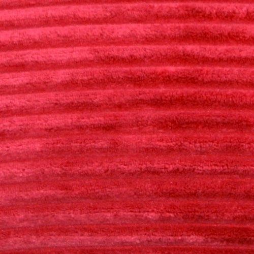 Pillow Decor - Wide Wale Corduroy 12x20 Red Throw Pillow Image 2