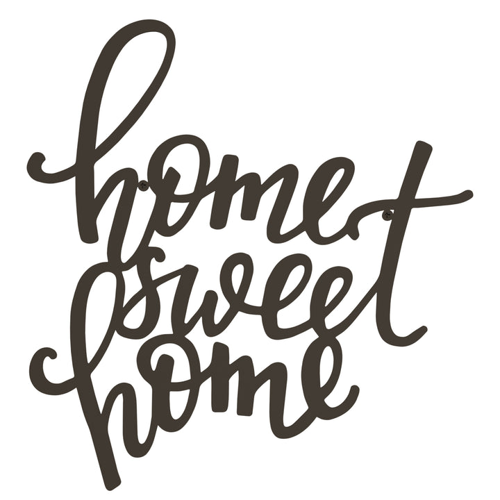 Metal Cutout- Home Sweet Home Decorative Wall Sign-3D Word Art Home Accent Decor Image 3