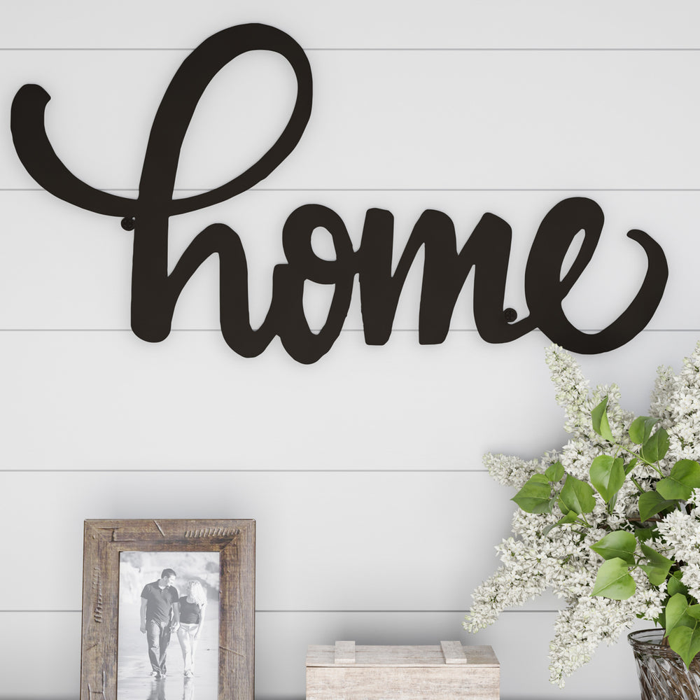 Metal Cutout- Home Decorative Wall Sign-3D Word Art Home Accent Decor Image 2