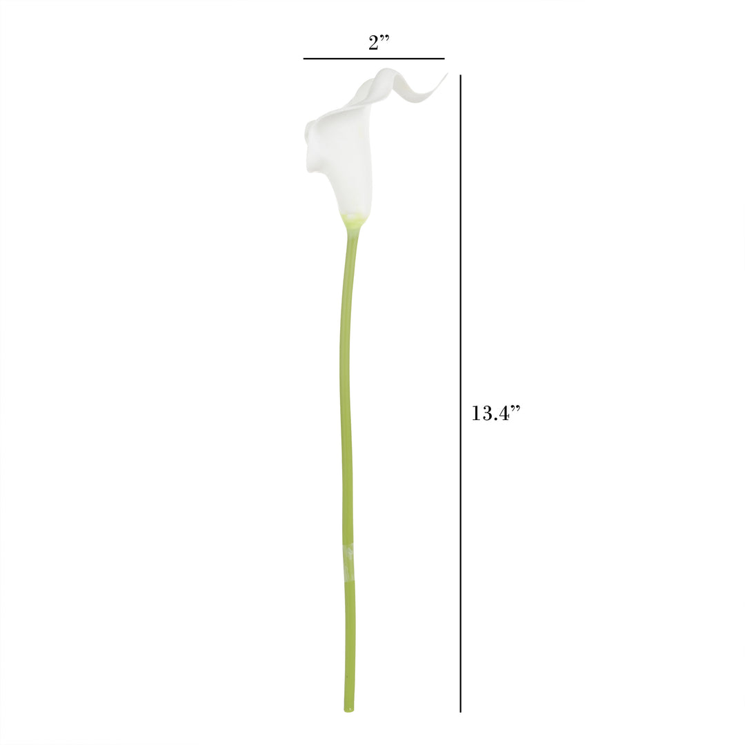 Artificial Calla Lily Real Touch Fake Flowers 24 Pc Bundle Long Stems Weddings Showers Decor Image 11