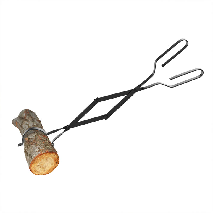 Fireplace and Fire Pit Log Grabber Tongs- Essential Tool for Indoor or Outdoor Firewood Made From Durable Steel for Image 5