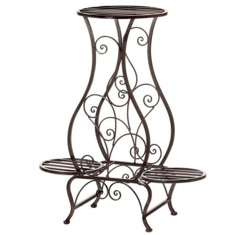 HOURGLASS TRIPLE PLANT STAND Image 1