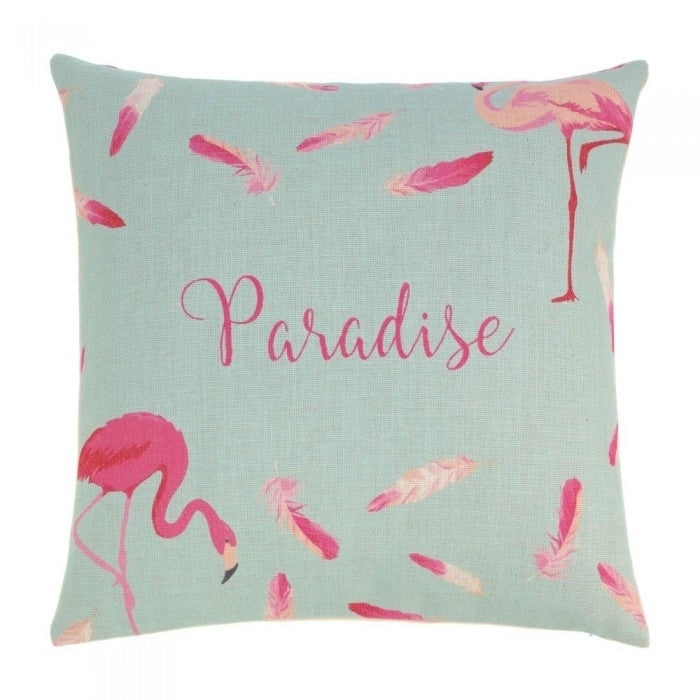 FLAMINGO FEATHERS DECORATIVE PILLOW Image 1