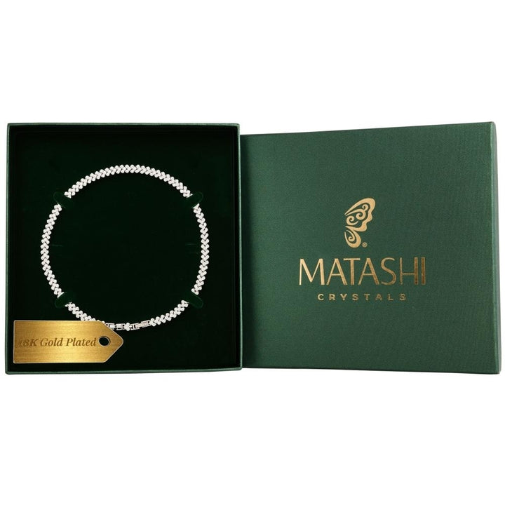 Best Ever Valentines Day Gift - Rose Gold and Chrome Plated Rose Flower with 16" Rhodium Plated Necklace by Matashi Image 3