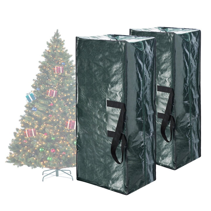 Elf Stor Set of 2 Christmas Tree Bags Holiday Large For up to 7.5 Ft Trees Image 3