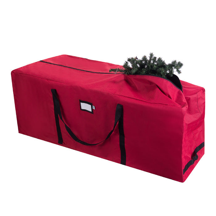 Elf Stor Premium Red Rolling Christmas Tree Storage Duffel Bag for 9 Ft Tree Image 1
