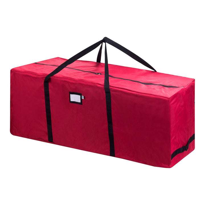 Elf Stor Premium Red Rolling Christmas Tree Storage Duffel Bag for 9 Ft Tree Image 5