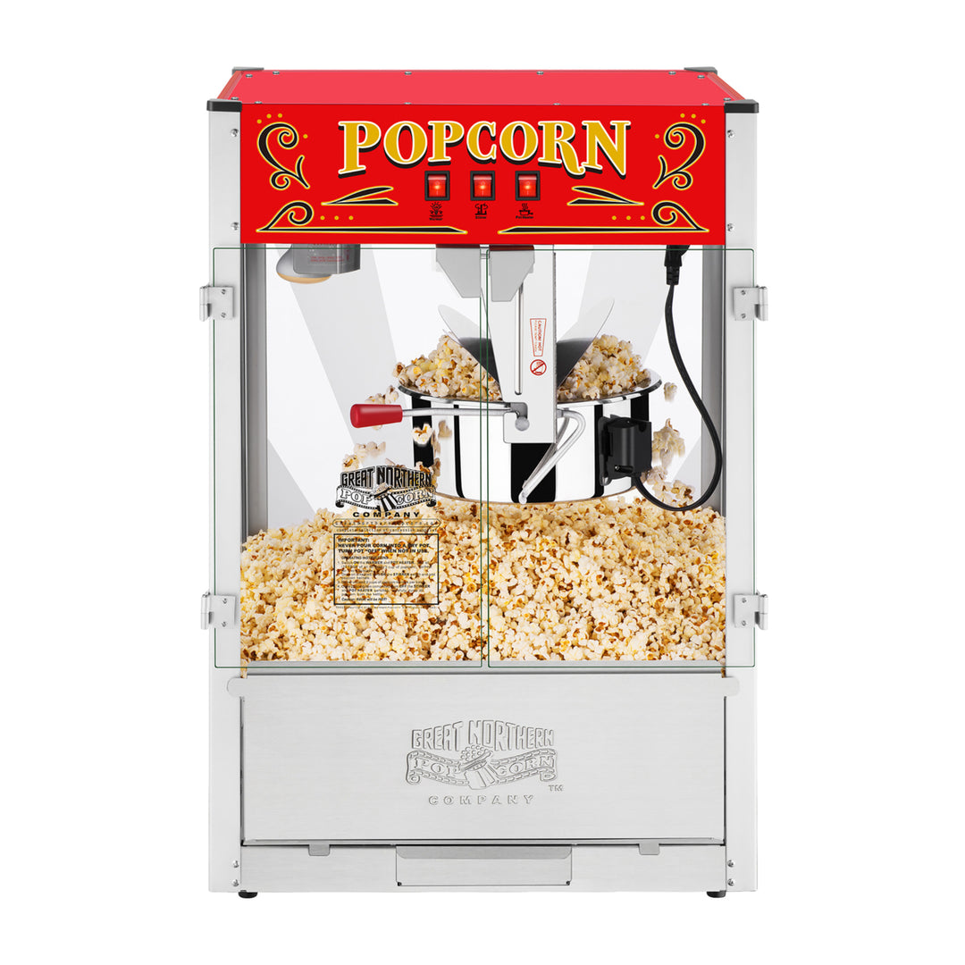 Great Northern 16 Ounce Commercial Popcorn Popper Machine Stainless Steel Image 5