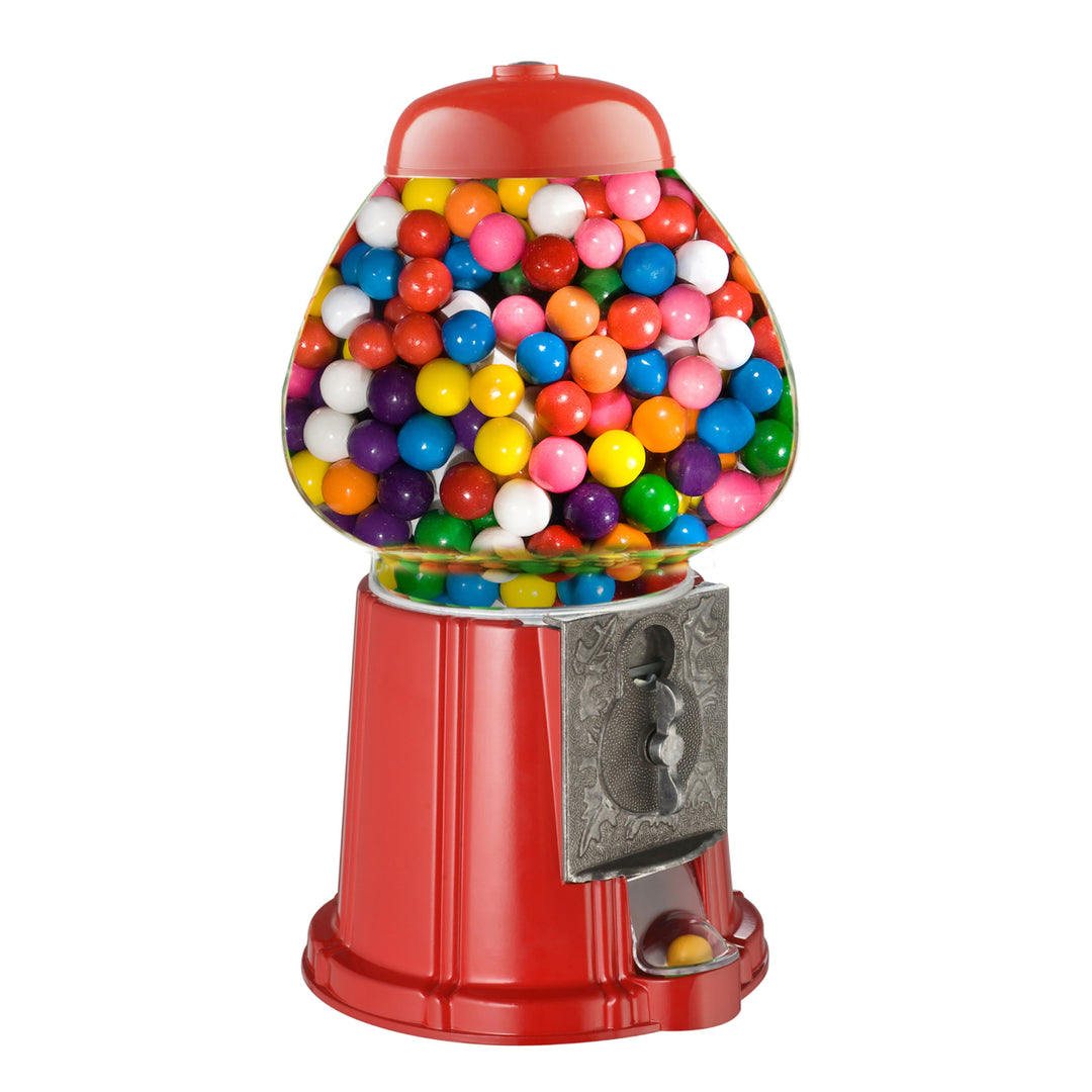 15" Vintage Candy Gumball Machine Bank with Stand 37 Inches High on Stand Image 4