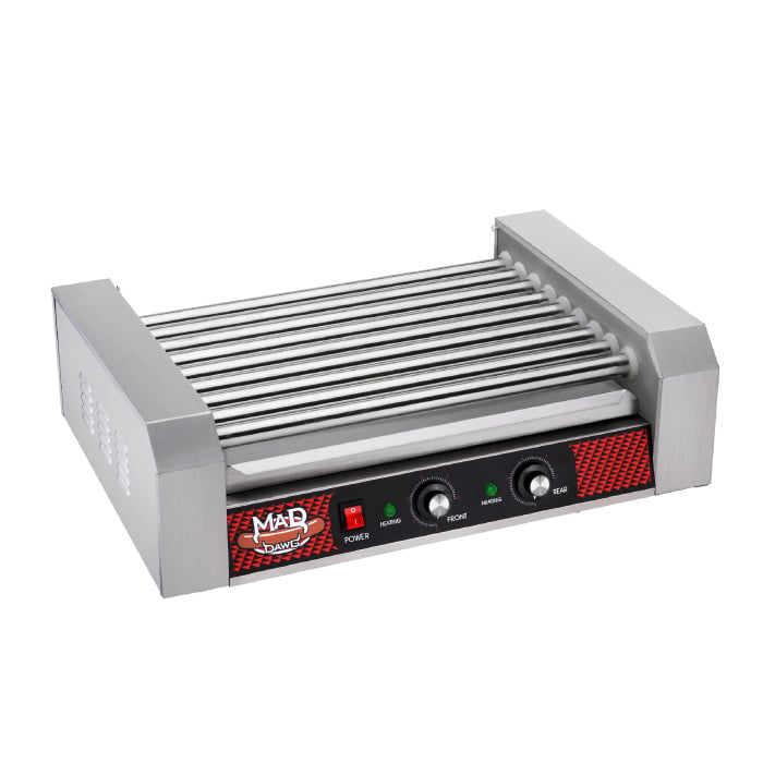 Great Northern Popcorn 24 Hot Dog Roller Grill Machine 1800W Stainless Steel Image 1