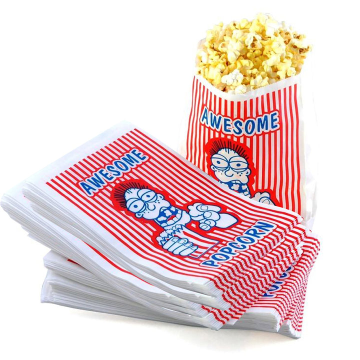 Great Northern Popcorn Bags 100 Premium 2 Oz Red Blue 10x6 Inches Party Supplies Image 2