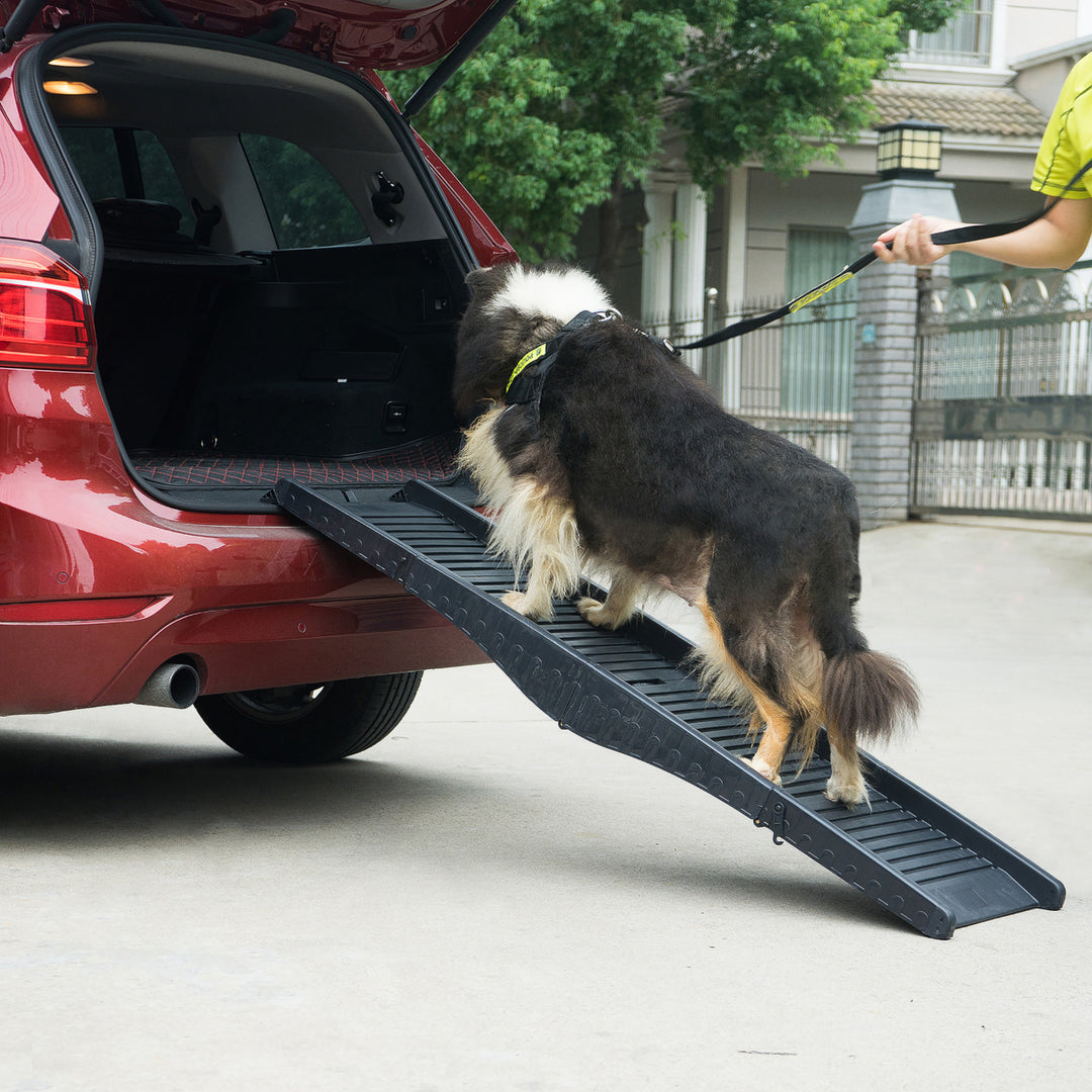 Pet Trex Folding Pet Ramp Lightweight 60 Inch Non-Skid Black for Dogs 130lbs Image 3