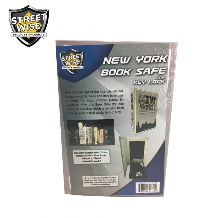 Streetwise York Book Safe with Key Image 1