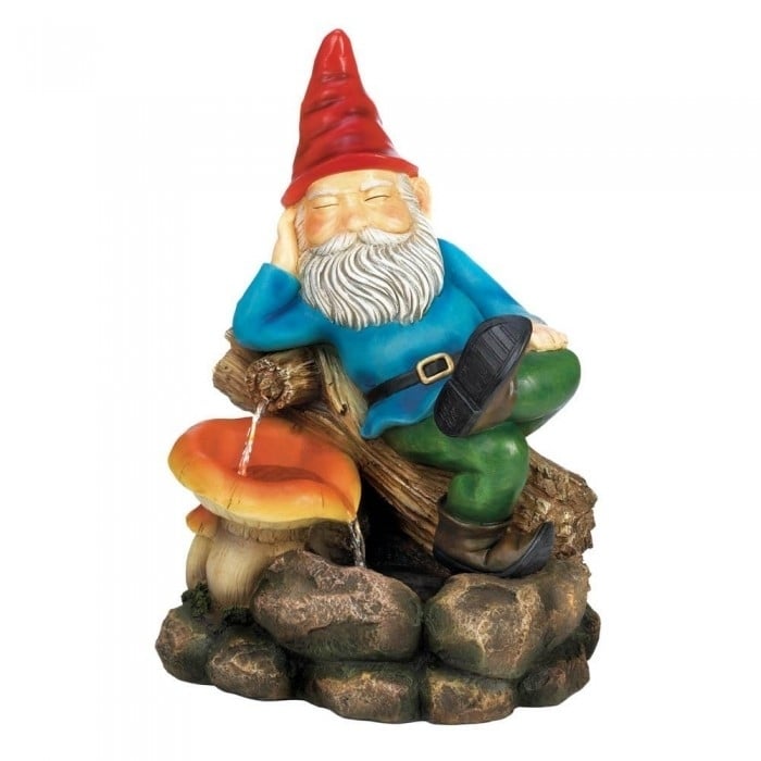 RELAXING GNOME WATER FOUNTAIN Image 1