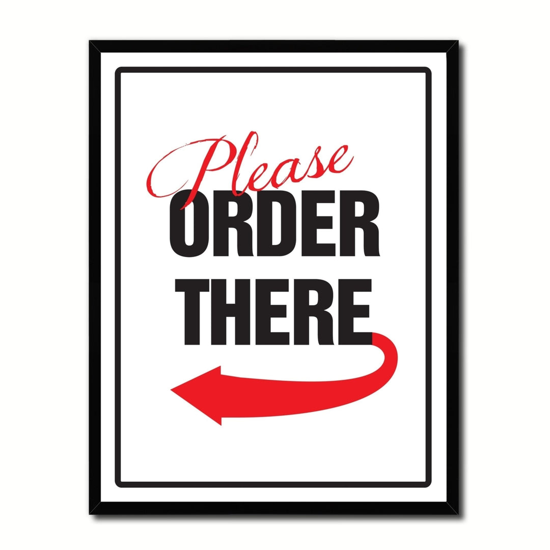 Please Order There Business Sign Gift Ideas Wall Art Home D?cor Gift Ideas Canvas Pint Image 1