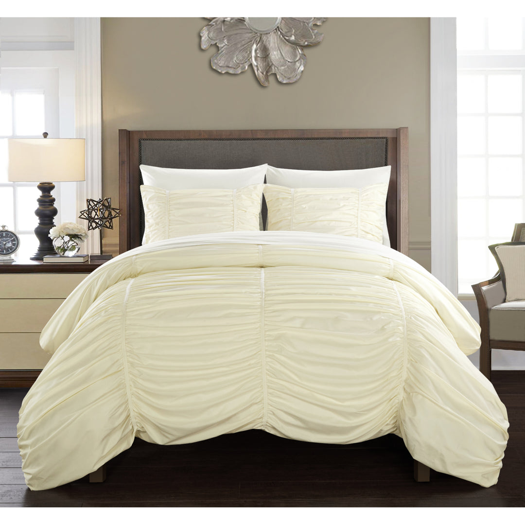 Kiela 2 Pc or 3 Pc Ruched Comforter Set Image 2