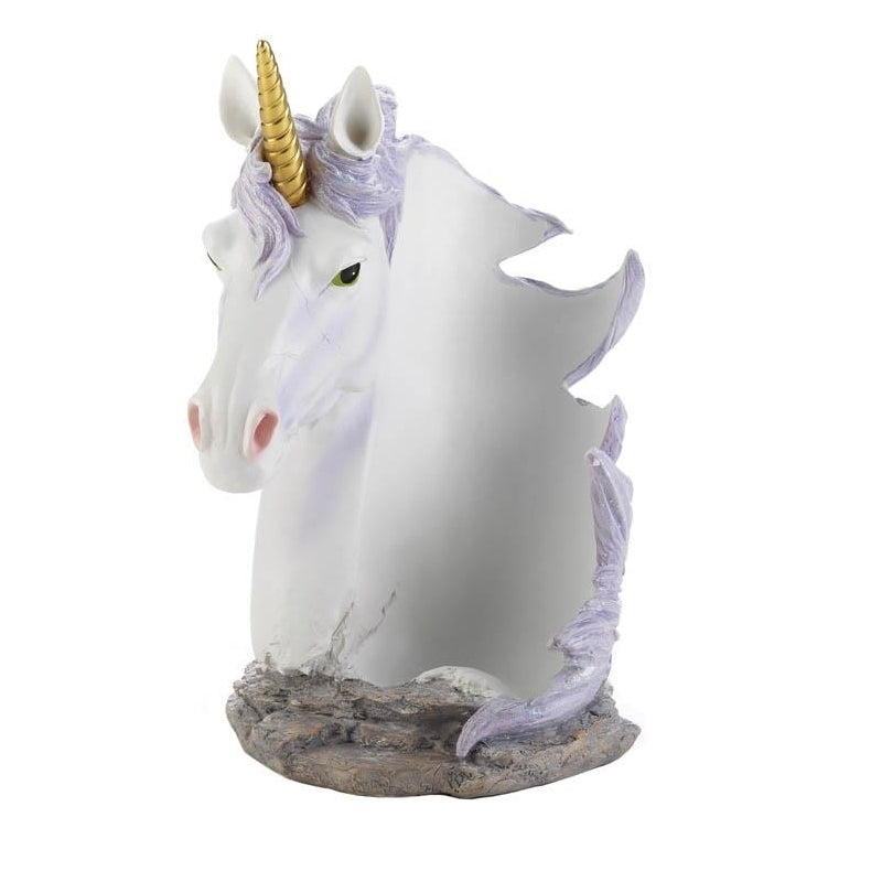 UNICORN MANE WRAPPED WINE BOTTLE HOLDER Image 1